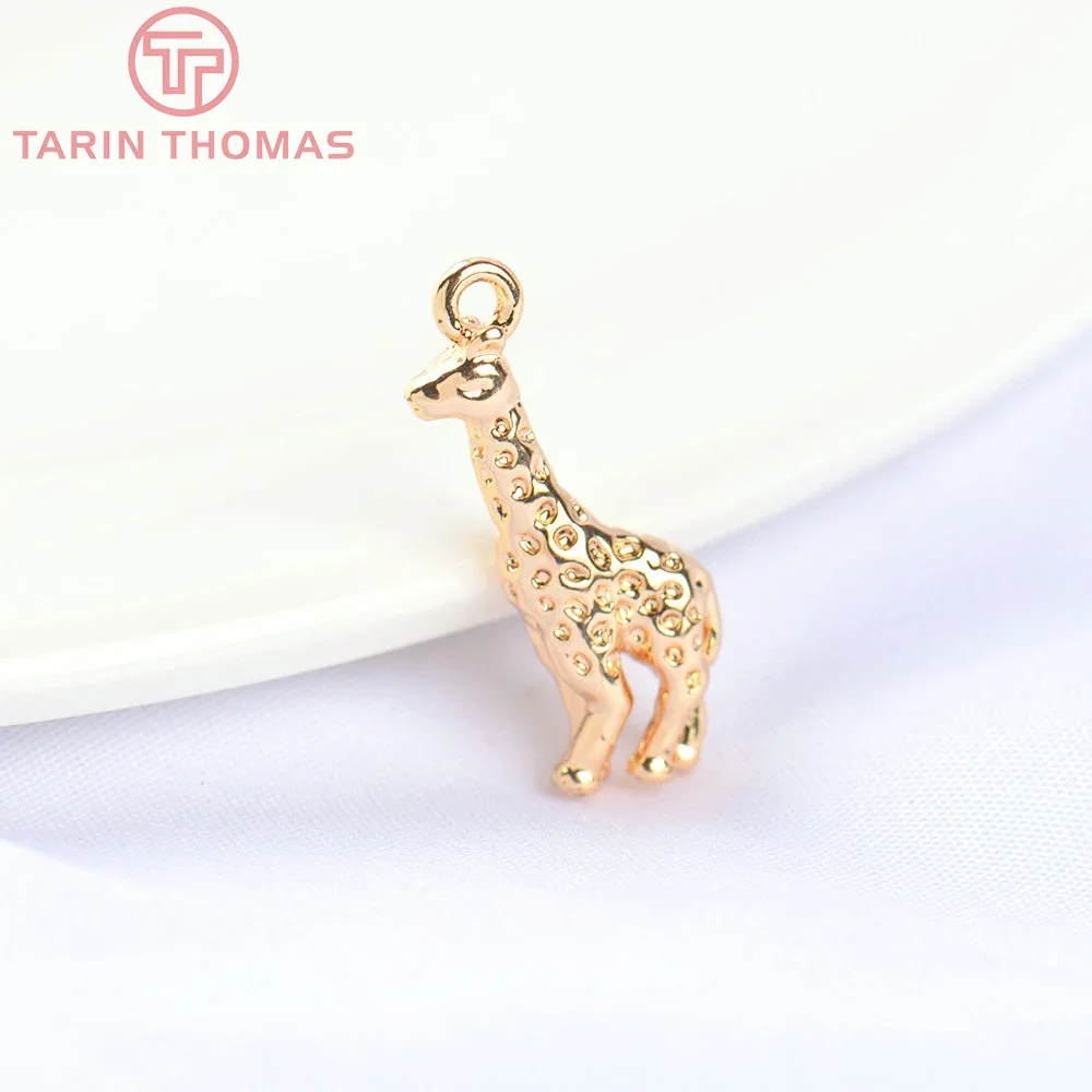 (5597) 6PCS 8.5x14MM 24K Gold Color Brass Giraffe Charms Pendants High Quality DIY Jewelry Making Findings Accessories Wholesale
(5597) 6PCS 8.5x14MM 24K Gold Color Brass Giraffe Charms Pendants High Quality DIY Jewelry Making Findings Accessories Wholesale