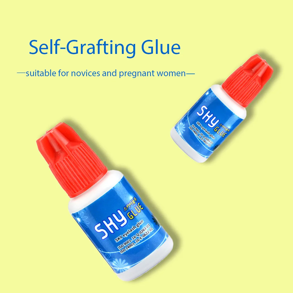 

OEM Grafting Lashes Glue Fast Drying Low Smell Mink Eyelash Glue Hypoallergenic 6-7 Weeks Maximise Retention False Lash Glue