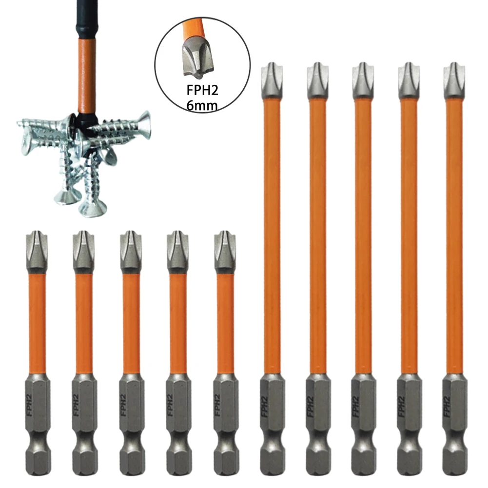 Special Cross Screwdriver Bit 65/110mm FPH2 Alloy Steel Magnetism HRC63 ° Electrician For Socket Switch Power Hand Tool
Special Cross Screwdriver Bit 65/110mm FPH2 Alloy Steel Magnetism HRC63 ° Electrician For Socket Switch Power Hand Tool