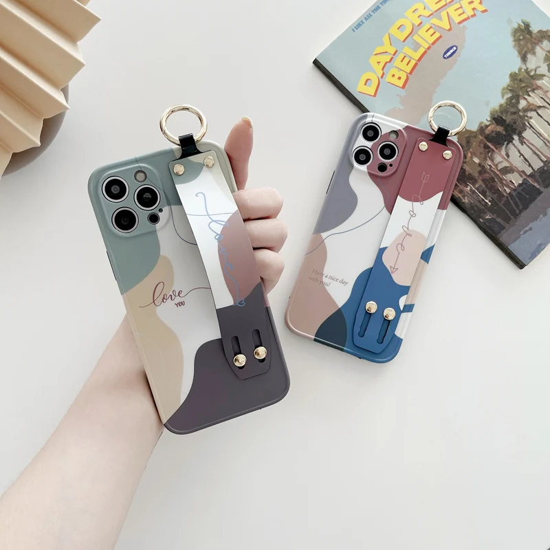 INS Morandi Art Hit Color Wrist Strap Phone Case for iPhone 15 15Pro Max 14 13 Pro 12 11 Matt Soft Silicone Wristband Back Cover
INS Morandi Art Hit Color Wrist Strap Phone Case for iPhone 15 15Pro Max 14 13 Pro 12 11 Matt Soft Silicone Wristband Back Cover