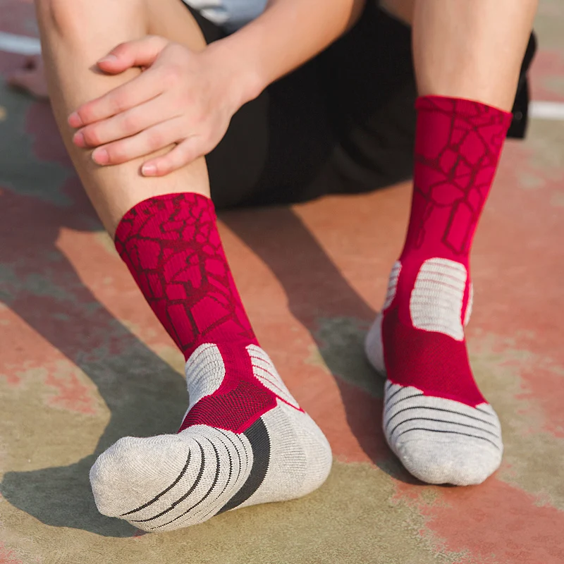 New High Quality Men Outdoor Sports Elite Basketball Socks Compression Socks Men Cycling Socks Cotton Towel Bottom
New High Quality Men Outdoor Sports Elite Basketball Socks Compression Socks Men Cycling Socks Cotton Towel Bottom