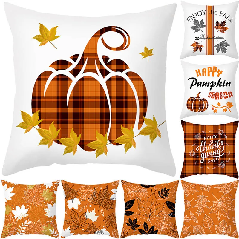 Thanksgiving Day Cushion Cover Pillow Case Maple Leaf Pumpkin Pillow Cover Autumn Fall Decoration Pillowcase Cushion Cover
Thanksgiving Day Cushion Cover Pillow Case Maple Leaf Pumpkin Pillow Cover Autumn Fall Decoration Pillowcase Cushion Cover