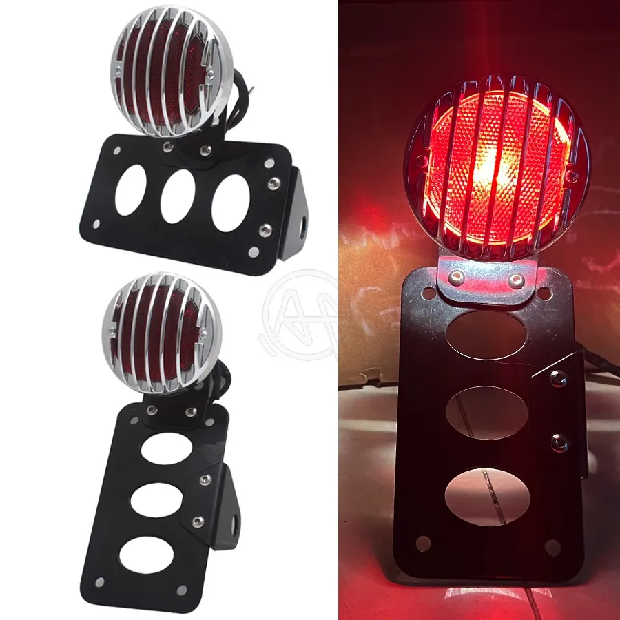 Universal 12V Motorcycle Side Mount Sliver Tail Light w/ License Number Plate Bracket For Harley Bobber Yamaha Honda Suzuki
Universal 12V Motorcycle Side Mount Sliver Tail Light w/ License Number Plate Bracket For Harley Bobber Yamaha Honda Suzuki
