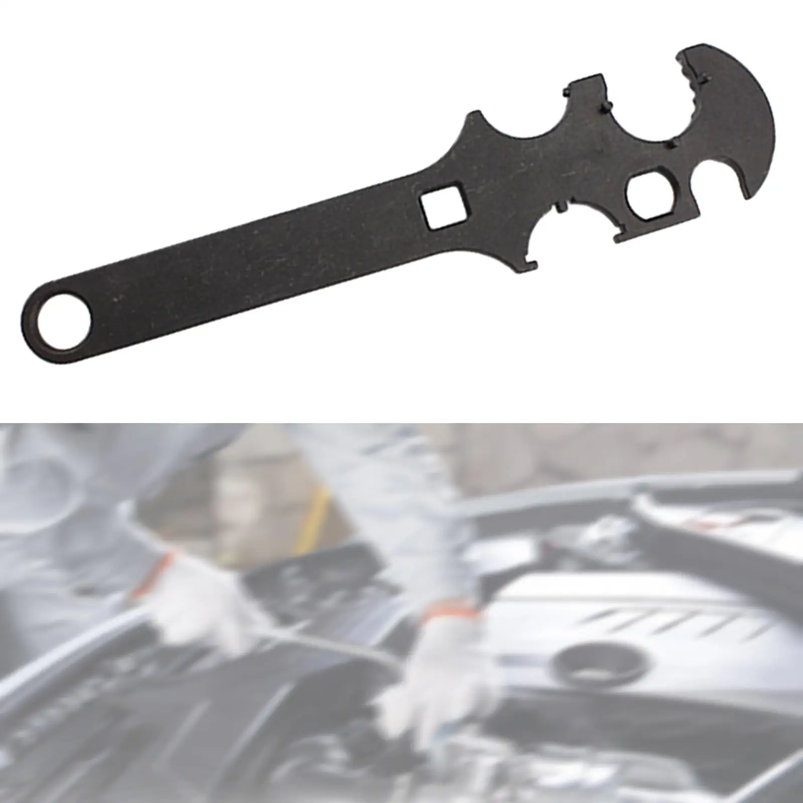 

Многофункциональный комбинированный гаечный ключ, ручной инструмент для ремонта велосипедов и труб, черный