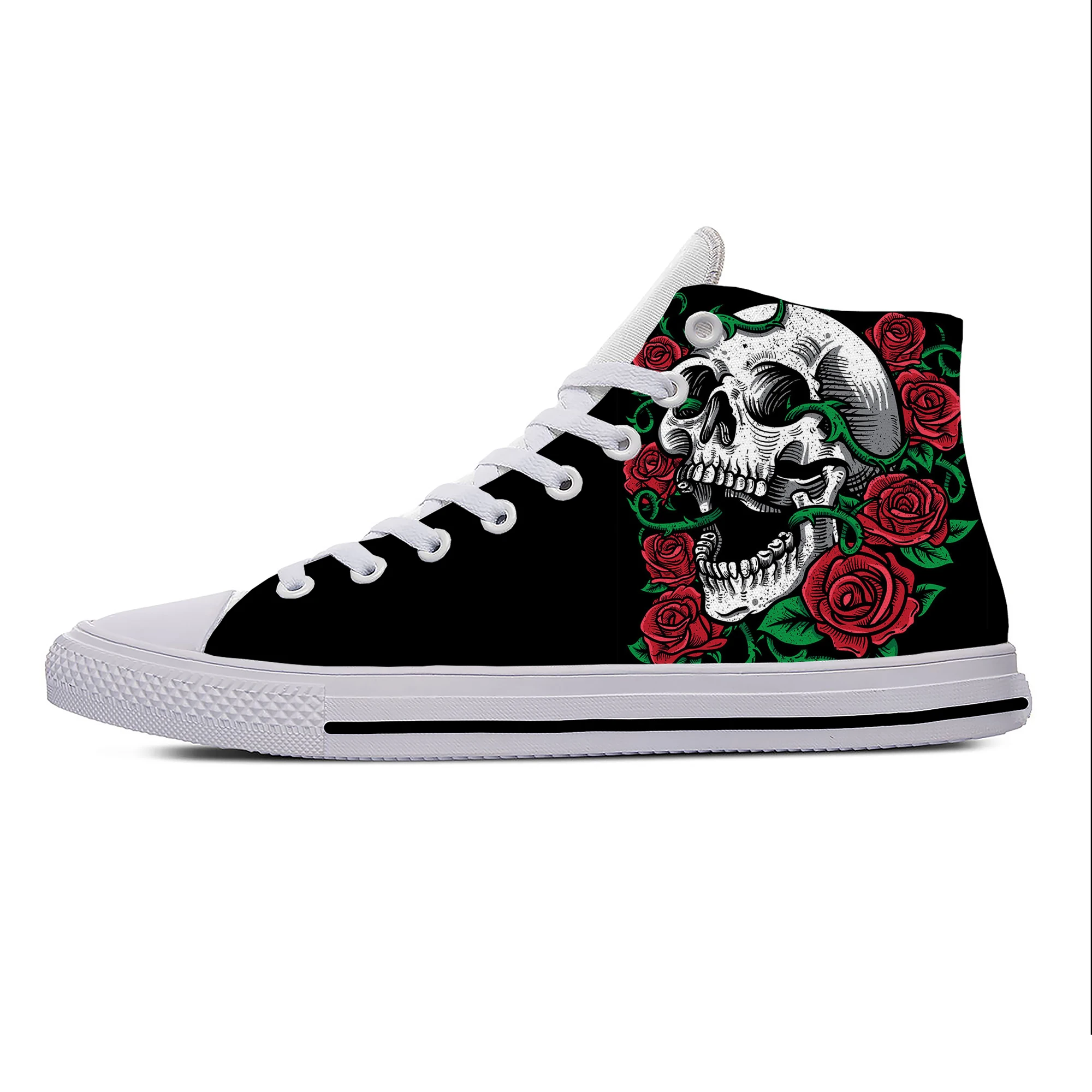 Высокие кроссовки Skulls Roses, мужская и женская повседневная обувь для подростков, холщовые кроссовки с 3D принтом, дышащая легкая обувь
Высокие кроссовки Skulls Roses, мужская и женская повседневная обувь для подростков, холщовые кроссовки с 3D принтом, дышащая легкая обувь
