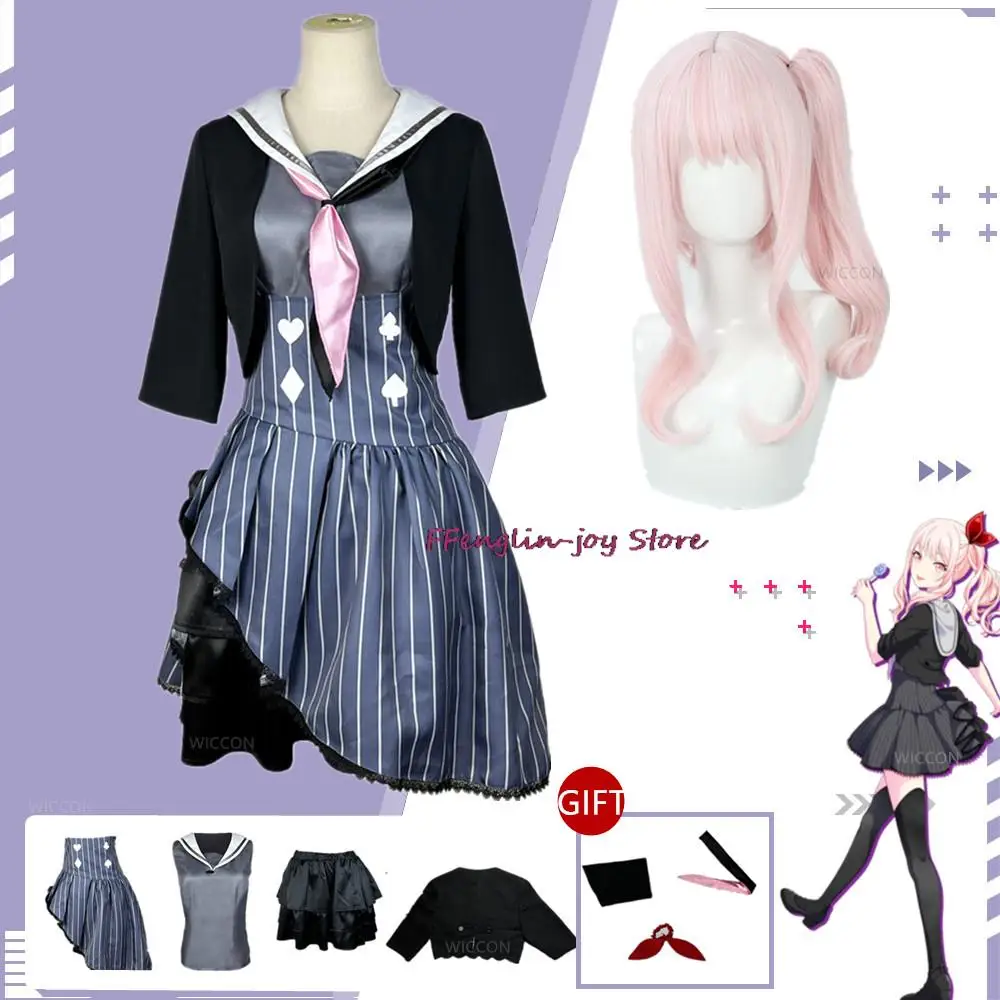Project Sekai Colorful Stage! feat. Cosplay Akiyama Mizuki Cosplay Costume Wig Lolita Dress Halloween Carnival Cosplay Costume
Project Sekai Colorful Stage! feat. Cosplay Akiyama Mizuki Cosplay Costume Wig Lolita Dress Halloween Carnival Cosplay Costume