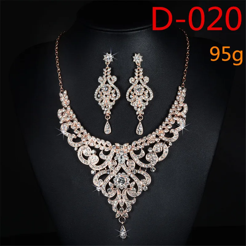 Rose Gold Color Bridal Jewelry Sets CZ Austrian Crystal Necklace Earring Sets Luxury Jewelry Bijoux Femme 4 Mallzona S2dac495fc497461fbbe045c49e0d22c5G Rose Gold Color Bridal Jewelry Sets CZ Austrian Crystal Necklace Earring Sets Luxury Jewelry Bijoux Femme Mallzona