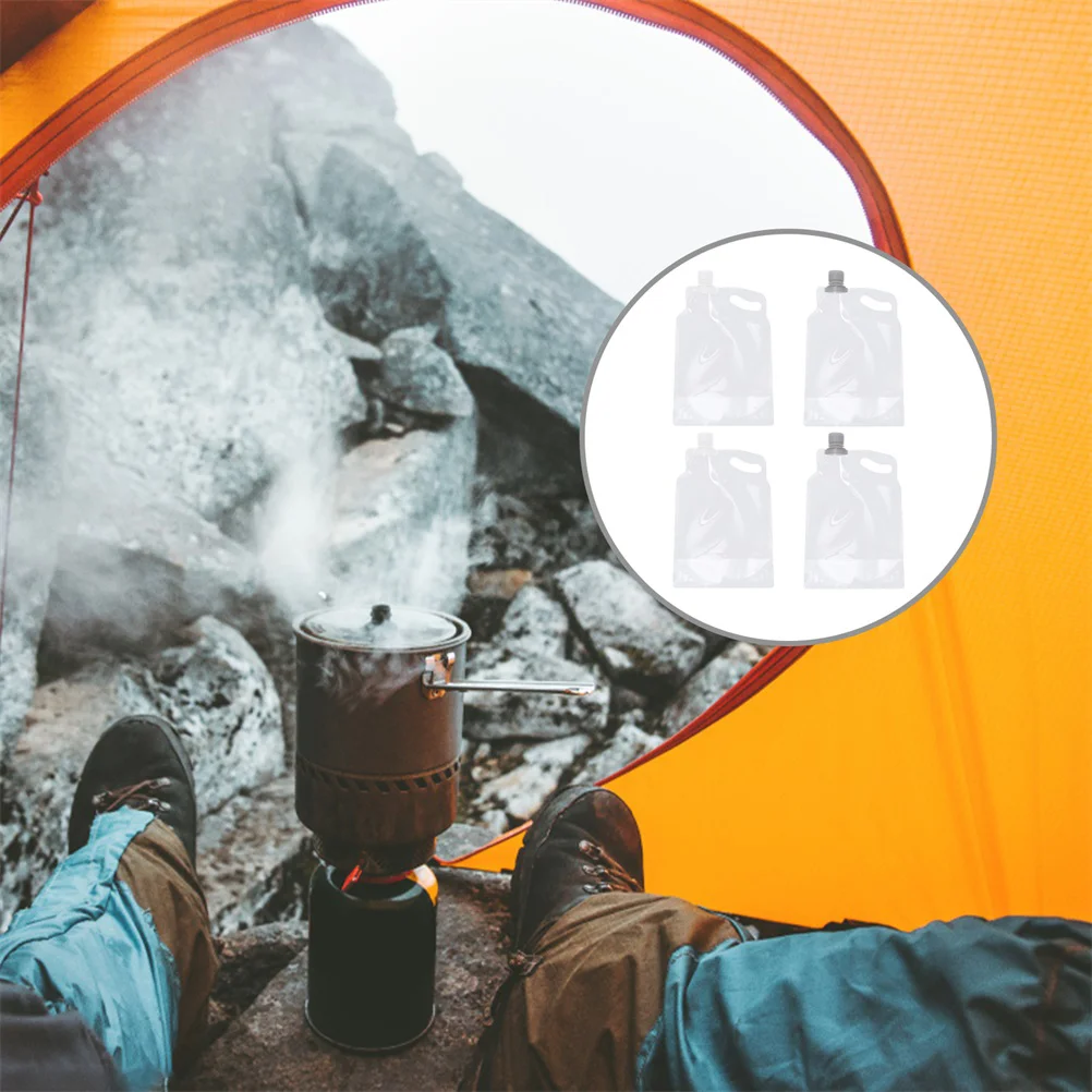 4Pcs Portable Water Bags Collapsible Water Jugs Safe Water Bags Camping Hiking Water Bags
4Pcs Portable Water Bags Collapsible Water Jugs Safe Water Bags Camping Hiking Water Bags