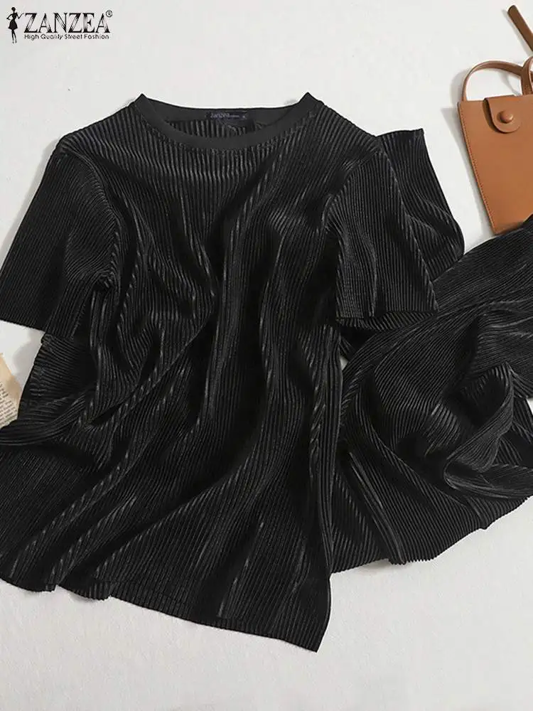 ZANZEA Holiday Solid Color 2pcs Outfits Summer 2023 Casual Women Sets Wide Leg Trousers Office Pant Sets Round Neck Tracksuits
ZANZEA Holiday Solid Color 2pcs Outfits Summer 2023 Casual Women Sets Wide Leg Trousers Office Pant Sets Round Neck Tracksuits