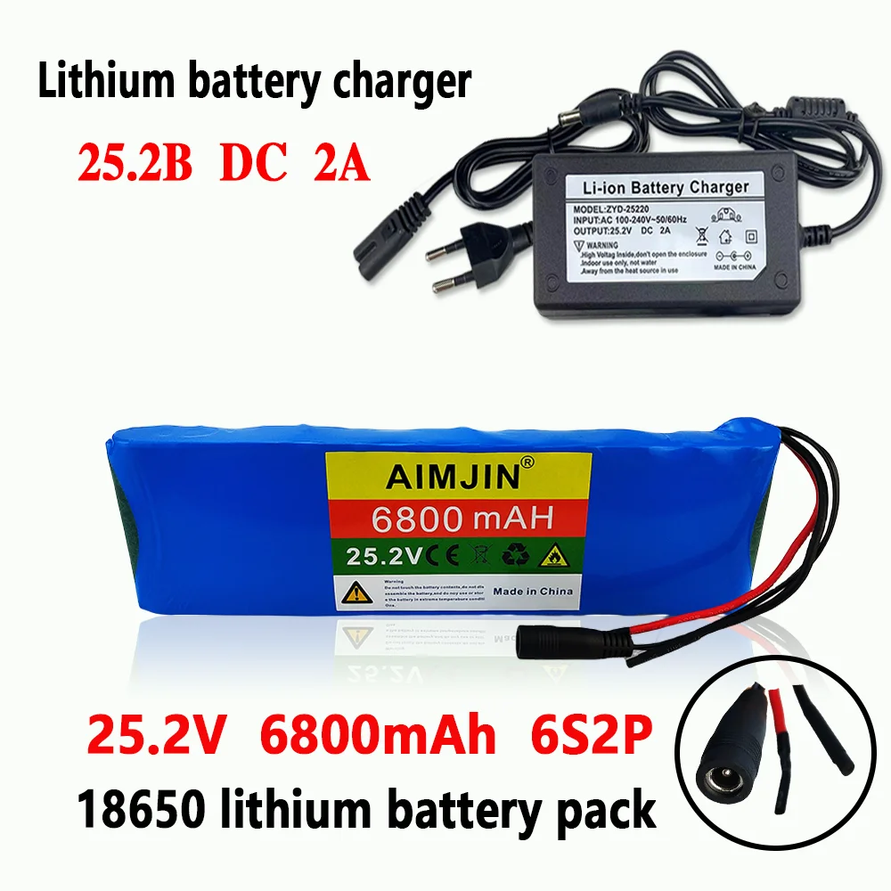 6S2P lithium battery pack with a large capacity of 25.2V 6800mAh, suitable for electronic toy speakers, night fishing lights, o
6S2P lithium battery pack with a large capacity of 25.2V 6800mAh, suitable for electronic toy speakers, night fishing lights, o