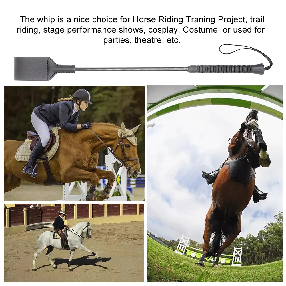 Accessories Faux Leather Equestrian Riding Crop Outdoor Sports Portable Horse Whip Anti Slip Handle With Double Slapper Racing
Accessories Faux Leather Equestrian Riding Crop Outdoor Sports Portable Horse Whip Anti Slip Handle With Double Slapper Racing
