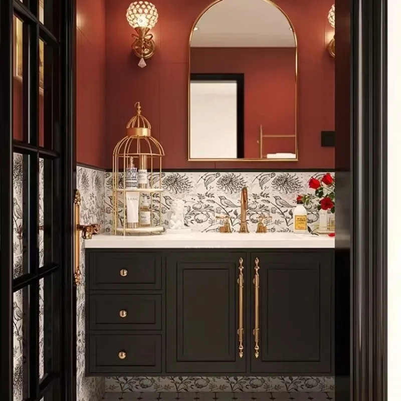 French American style slate bathroom cabinet combination toilet washbasin black bathroom cabinet wash washbasin cabinet
French American style slate bathroom cabinet combination toilet washbasin black bathroom cabinet wash washbasin cabinet