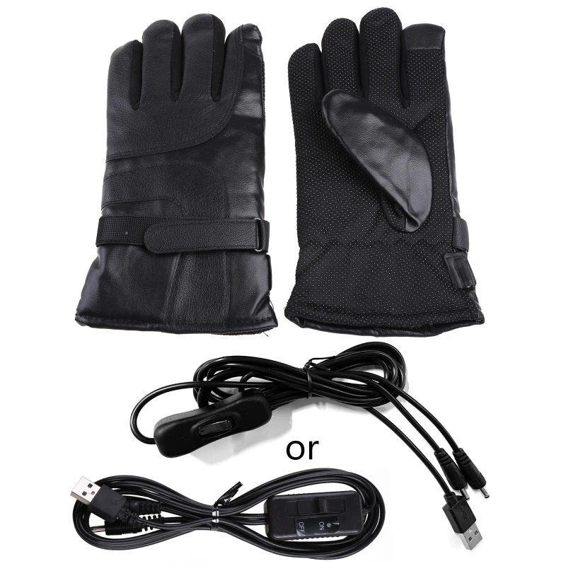 

Перезаряжаемые перчатки с питанием от USB, грелки для рук, водонепроницаемые перчатки с электрическим подогревом D0UC
