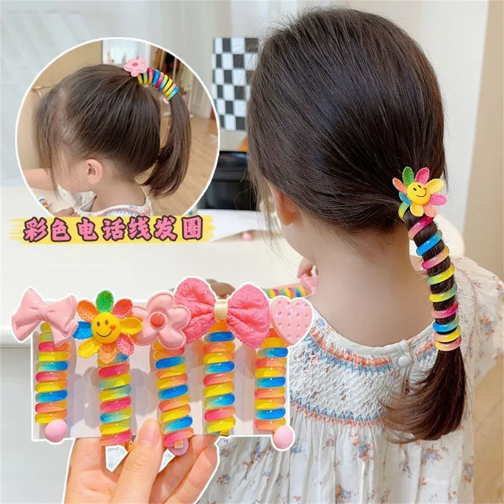 2pcs Kids curly phone line hair ties high ponytail non-damaging high elastic hair ties cute rubber band hair accessories
2pcs Kids curly phone line hair ties high ponytail non-damaging high elastic hair ties cute rubber band hair accessories