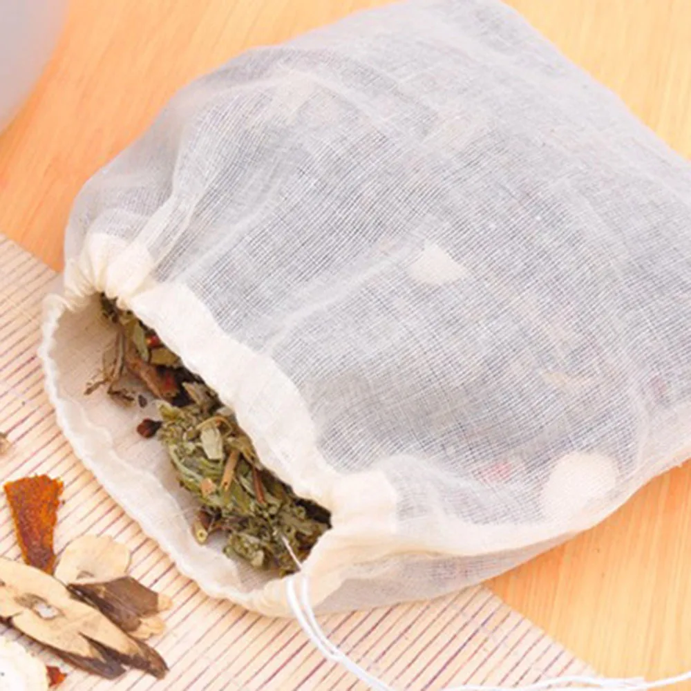 Reusable Cotton Bag for Filtering Juice Bean Soup and Herbal Powders 20PCS Non bleached Food Filter Mesh Bag
Reusable Cotton Bag for Filtering Juice Bean Soup and Herbal Powders 20PCS Non bleached Food Filter Mesh Bag