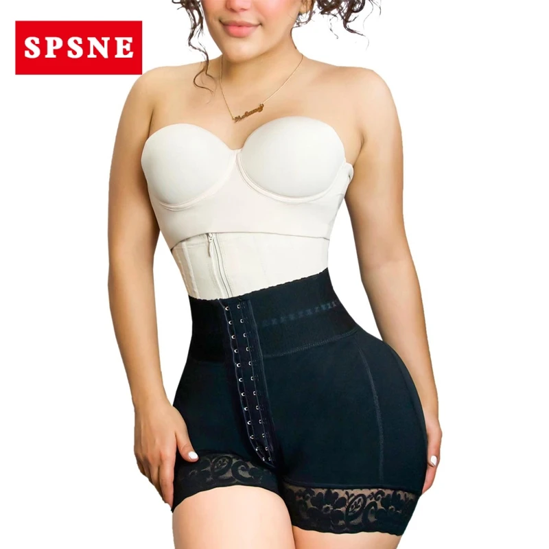 Colombian Girdle Female Underwear High Waist Push Up Shorts With 3 Rows Waist Trainer Double Compression BBL Shorts Body Shapers
Colombian Girdle Female Underwear High Waist Push Up Shorts With 3 Rows Waist Trainer Double Compression BBL Shorts Body Shapers