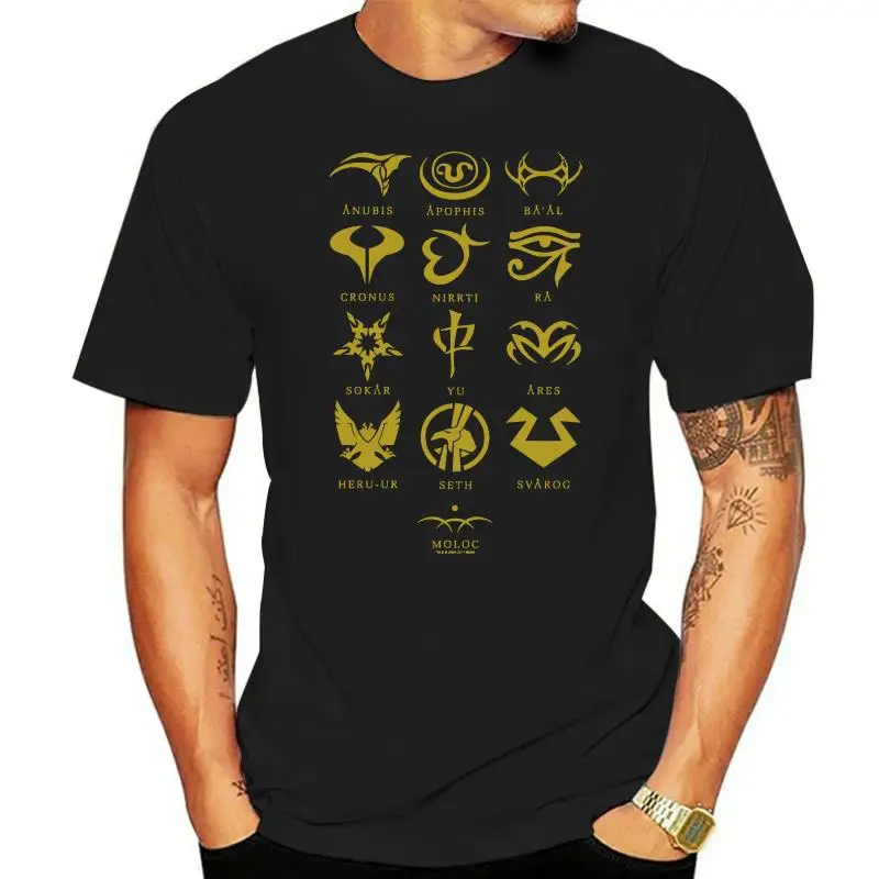 

Stargate Sg-1 Show Goa'Uld Licensed Adult T-Shirt All Sizes Adults Casual Tee Shirt