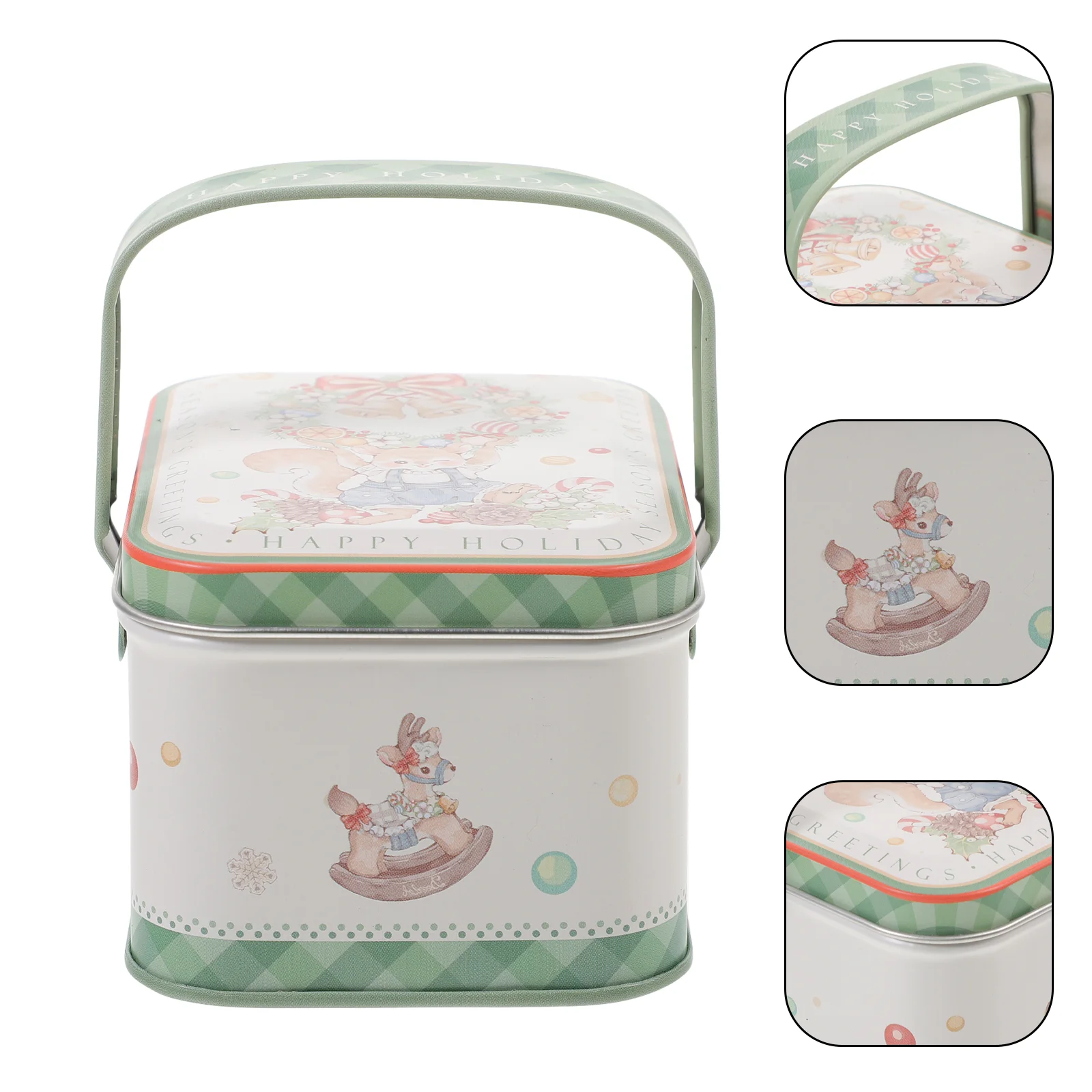 Christmas Cookie Tins Xmas Candy Tinplate Tins Retro Holiday Empty Cookie Containers Lids Handle Storing Candies Biscuits
Christmas Cookie Tins Xmas Candy Tinplate Tins Retro Holiday Empty Cookie Containers Lids Handle Storing Candies Biscuits