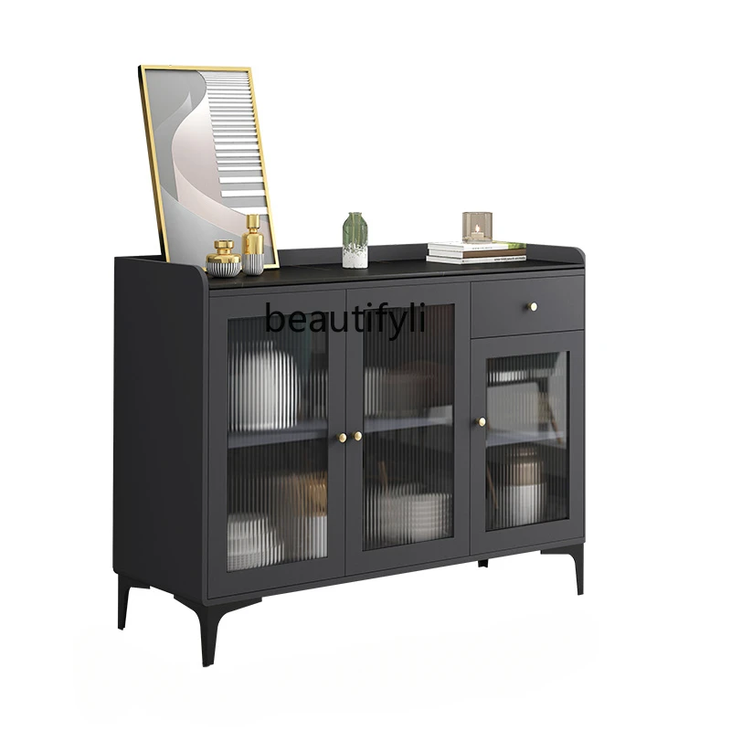 

Sideboard Cabinet Light Luxury Modern Minimalist Living Room Cabinet Kitchen Cupboard Wine Cabinet Locker