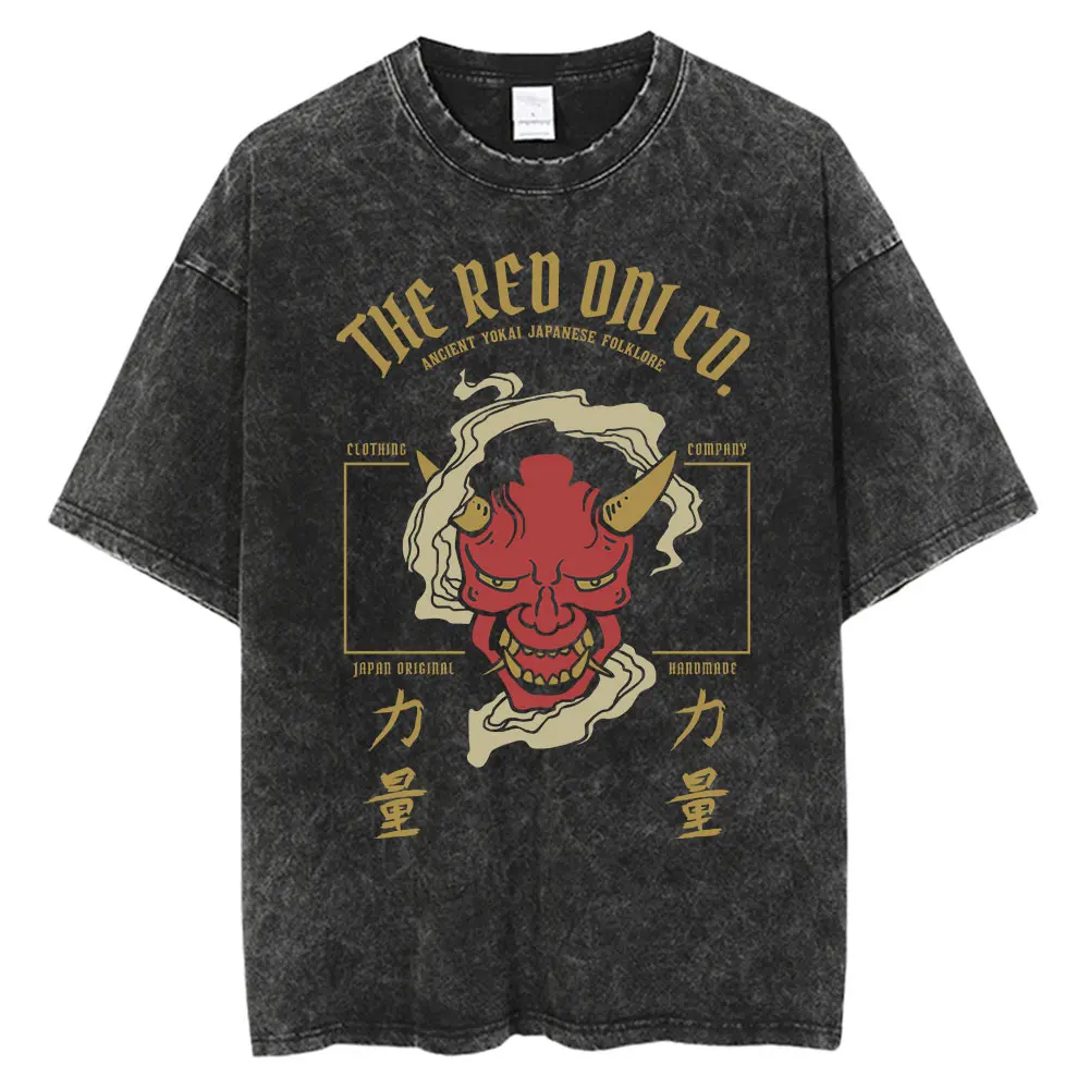 Tide Brand Demon Power T Shirt Men Hip Hop Vintage Washed Oversized Anime T Shirts for Women Streetwear Tees 100% Cotton T-shirt
Tide Brand Demon Power T Shirt Men Hip Hop Vintage Washed Oversized Anime T Shirts for Women Streetwear Tees 100% Cotton T-shirt