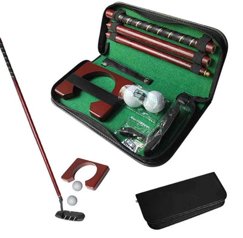 Golf Putter Set Portable Mini Golf Equipment Practice Kit With Detachable Putter Ball For Outdoor/Indoor Golf Putter Trainer Kit
Golf Putter Set Portable Mini Golf Equipment Practice Kit With Detachable Putter Ball For Outdoor/Indoor Golf Putter Trainer Kit