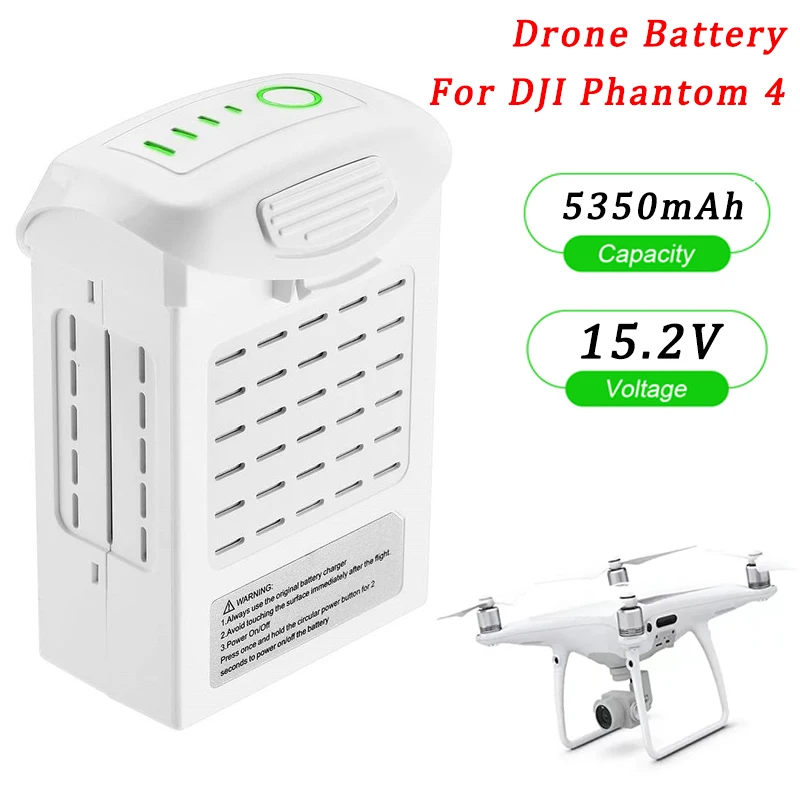 15.2V Drone Battery Replacement for DJI Phantom 4 4A V2.0 RTK Advanced 5350mAh UAV LiPo 4S Intelligent Flight Battery Accessorie
15.2V Drone Battery Replacement for DJI Phantom 4 4A V2.0 RTK Advanced 5350mAh UAV LiPo 4S Intelligent Flight Battery Accessorie