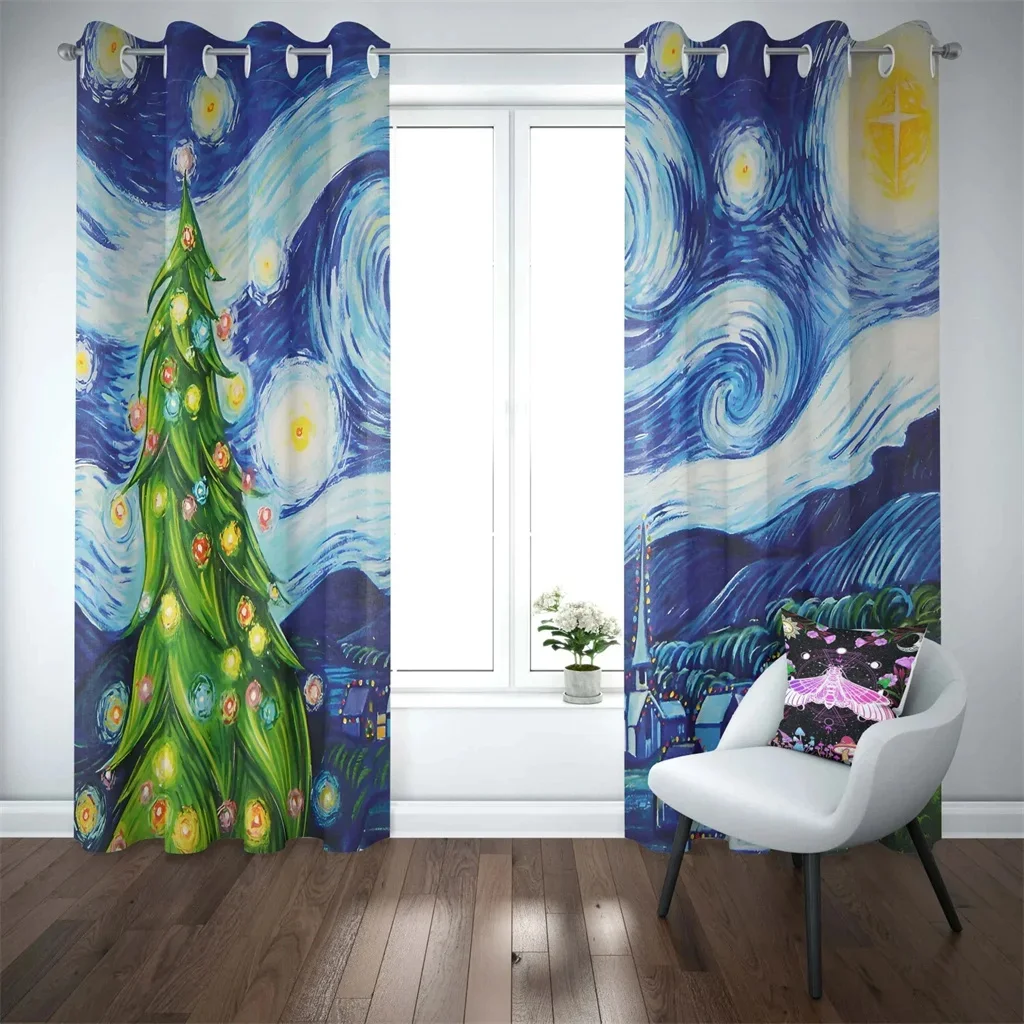 Christmas Curtains Modern Art Design Christmas Home Decor Curtains Deluxe Living Room Bedroom Window Decor Curtains
Christmas Curtains Modern Art Design Christmas Home Decor Curtains Deluxe Living Room Bedroom Window Decor Curtains