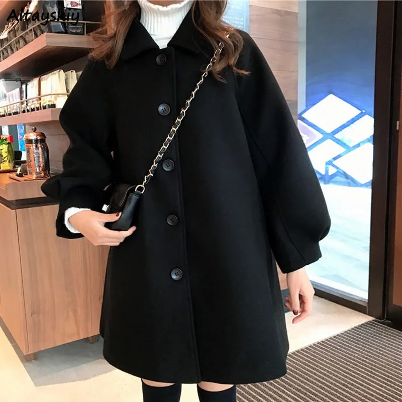 Blends Women Autumn Coats for Girls Turn Down Collar Kawaii College Baggy Japanese Style Jacket Fashion Street All-match Classic
Blends Women Autumn Coats for Girls Turn Down Collar Kawaii College Baggy Japanese Style Jacket Fashion Street All-match Classic
