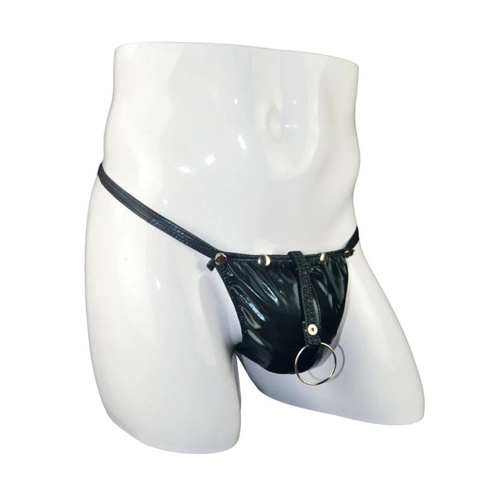 Mens PU Leather Pouch Briefs Sexy Lingerie Jockstrap Thongs For Men Low-waist Briefs Sissy Bikini Gay Man Underpants Clubwear
Mens PU Leather Pouch Briefs Sexy Lingerie Jockstrap Thongs For Men Low-waist Briefs Sissy Bikini Gay Man Underpants Clubwear