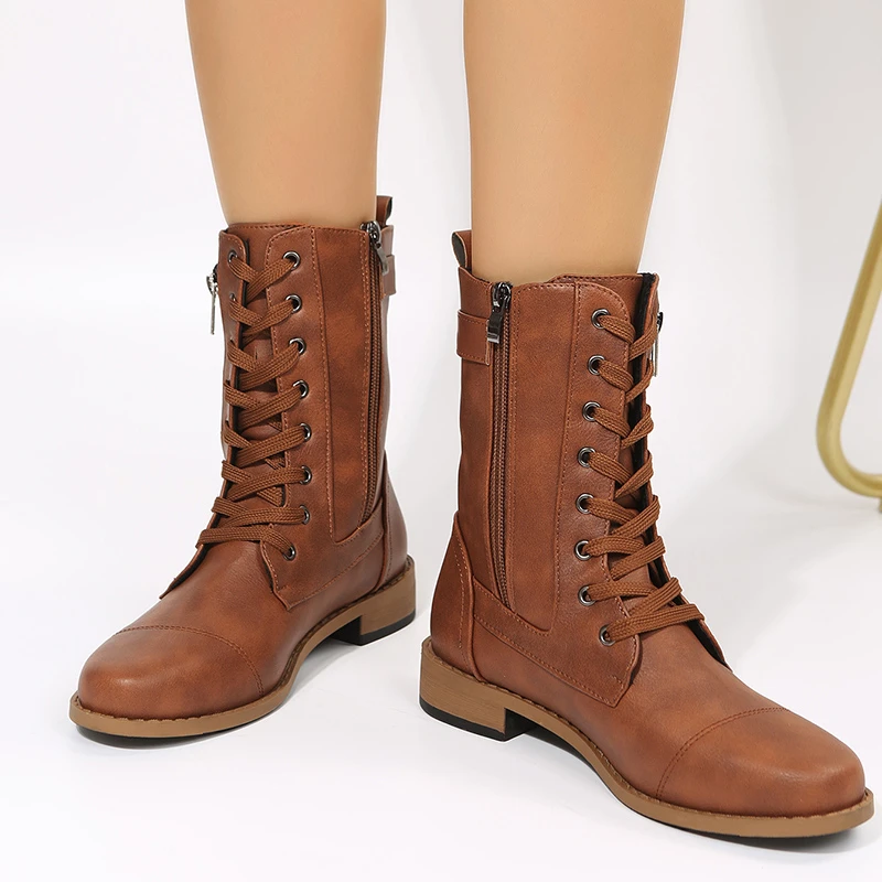 35-43 yards short boots retro boots women 2023 autumn and winter new tooling boots thick heel rider boots brown low heel boots
35-43 yards short boots retro boots women 2023 autumn and winter new tooling boots thick heel rider boots brown low heel boots