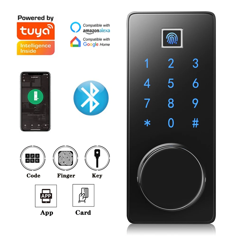 Автоматический электронный смарт-замок для Bluetooth Tuya Wi-Fi приложение «дэдболт» Беспроводной Wi-Fi Пароль отпечаток пальца карта Электрический замок с защелкой
Автоматический электронный смарт-замок для Bluetooth Tuya Wi-Fi приложение «дэдболт» Беспроводной Wi-Fi Пароль отпечаток пальца карта Электрический замок с защелкой