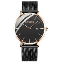 BINBOND Minimalist Quartz Movement Men Watch Luxury Business Gift for Men Mesh Strap Unique Contrast Color Dial Design Auto Date
BINBOND Minimalist Quartz Movement Men Watch Luxury Business Gift for Men Mesh Strap Unique Contrast Color Dial Design Auto Date