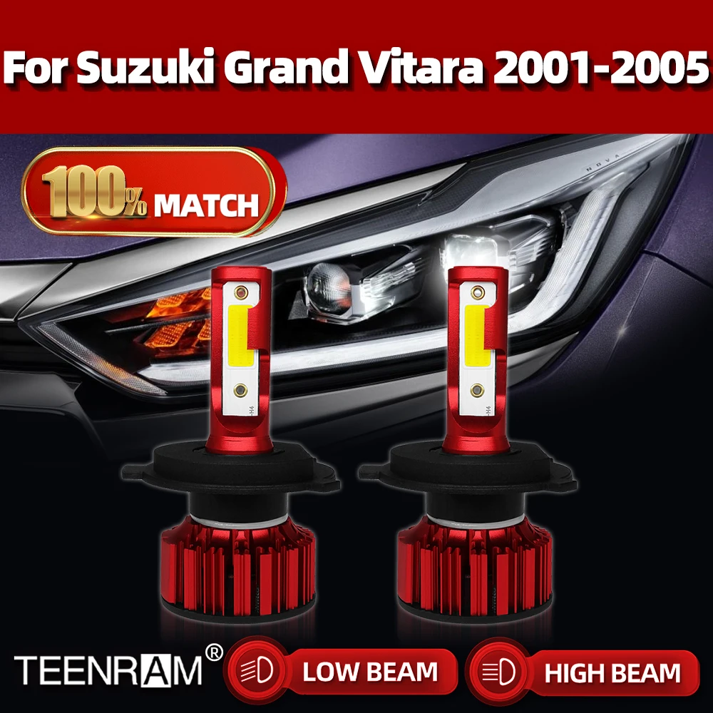 H4 Canbus Led Headlight High Low Beam Car Lights CSP Chips Auto Lamp 20000LM For Suzuki Grand Vitara 2001 2002 2003 2004 2005
H4 Canbus Led Headlight High Low Beam Car Lights CSP Chips Auto Lamp 20000LM For Suzuki Grand Vitara 2001 2002 2003 2004 2005