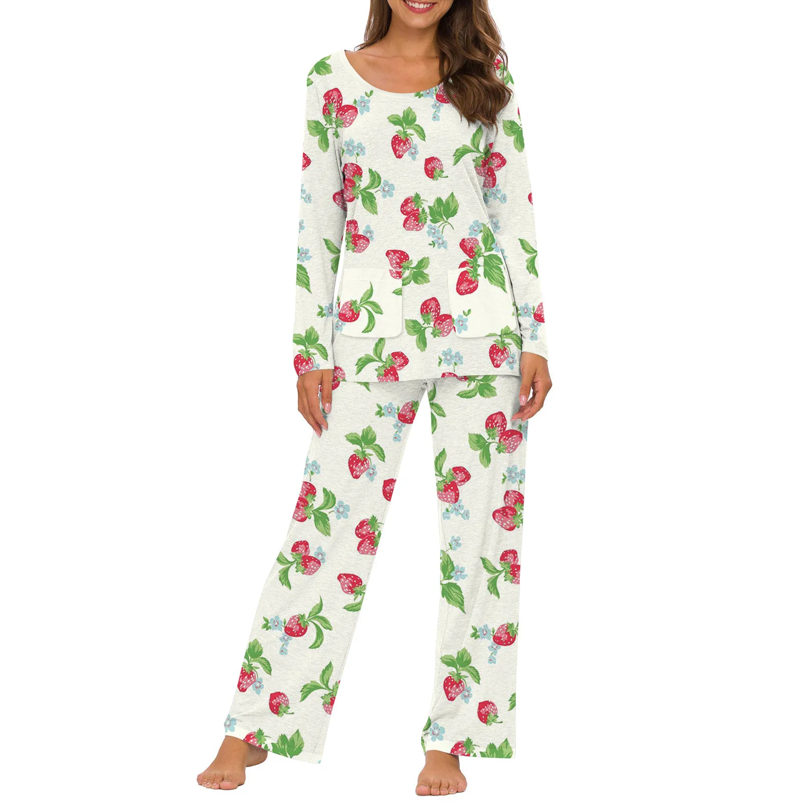 

Женский цветочный Комплект Y2K из 2 предметов, рубашка с длинным рукавом и пуговицами, широкие брюки-палаццо, комплекты одежды, подходящие пижамы