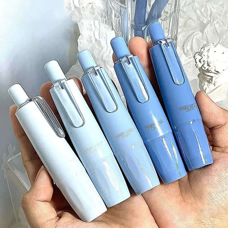New Gradient Color Plastic Press Type Correction Tape Pen Shape Corrector Stationery School Office Supplies
New Gradient Color Plastic Press Type Correction Tape Pen Shape Corrector Stationery School Office Supplies