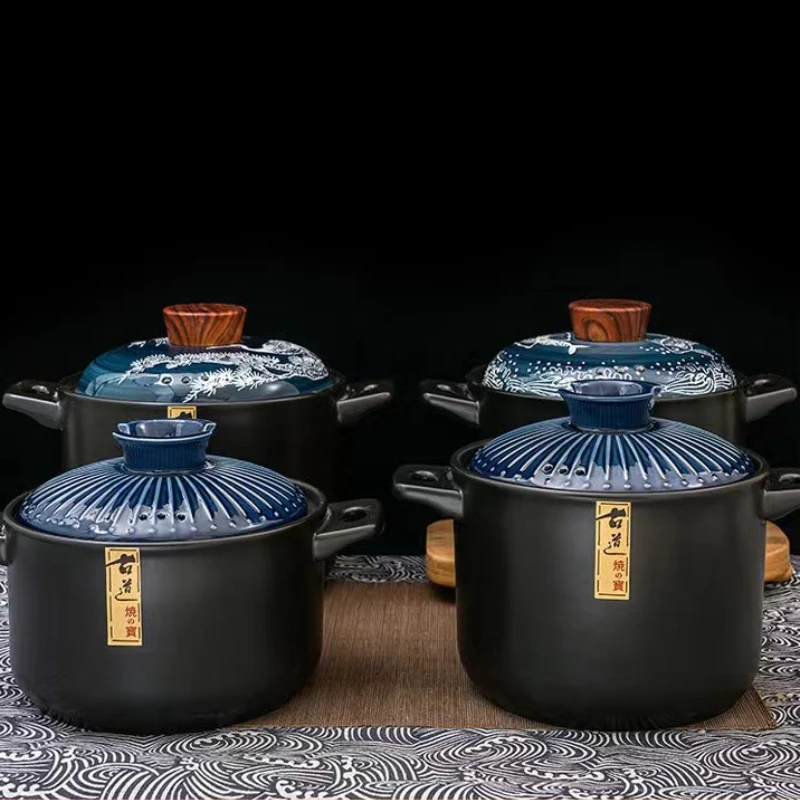 Ceramic Casserole Soup Pot Hot Pot Chicken High Temperature Gas Stove Large Soup Pot Cooking Pan Home casserole cuisine Cookware
Ceramic Casserole Soup Pot Hot Pot Chicken High Temperature Gas Stove Large Soup Pot Cooking Pan Home casserole cuisine Cookware