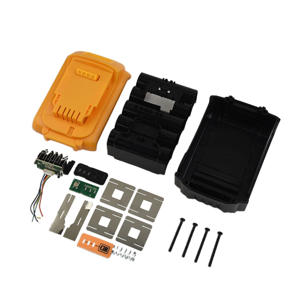 DCB200 Battery Plastic Case Box PCB Protection Circuit Board For 18V 20V Li-ion Power Tool Accessories High Quality Black Yellow
DCB200 Battery Plastic Case Box PCB Protection Circuit Board For 18V 20V Li-ion Power Tool Accessories High Quality Black Yellow