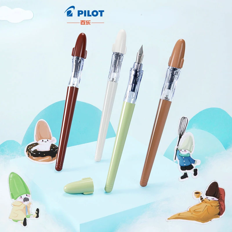 F-tip PILOT Pak Pen FP-60R Kali Kuiffi Milk Tea Series Small Fresh Student Calligraphy Writing Upright Pen Can Replace Ink Sac
F-tip PILOT Pak Pen FP-60R Kali Kuiffi Milk Tea Series Small Fresh Student Calligraphy Writing Upright Pen Can Replace Ink Sac