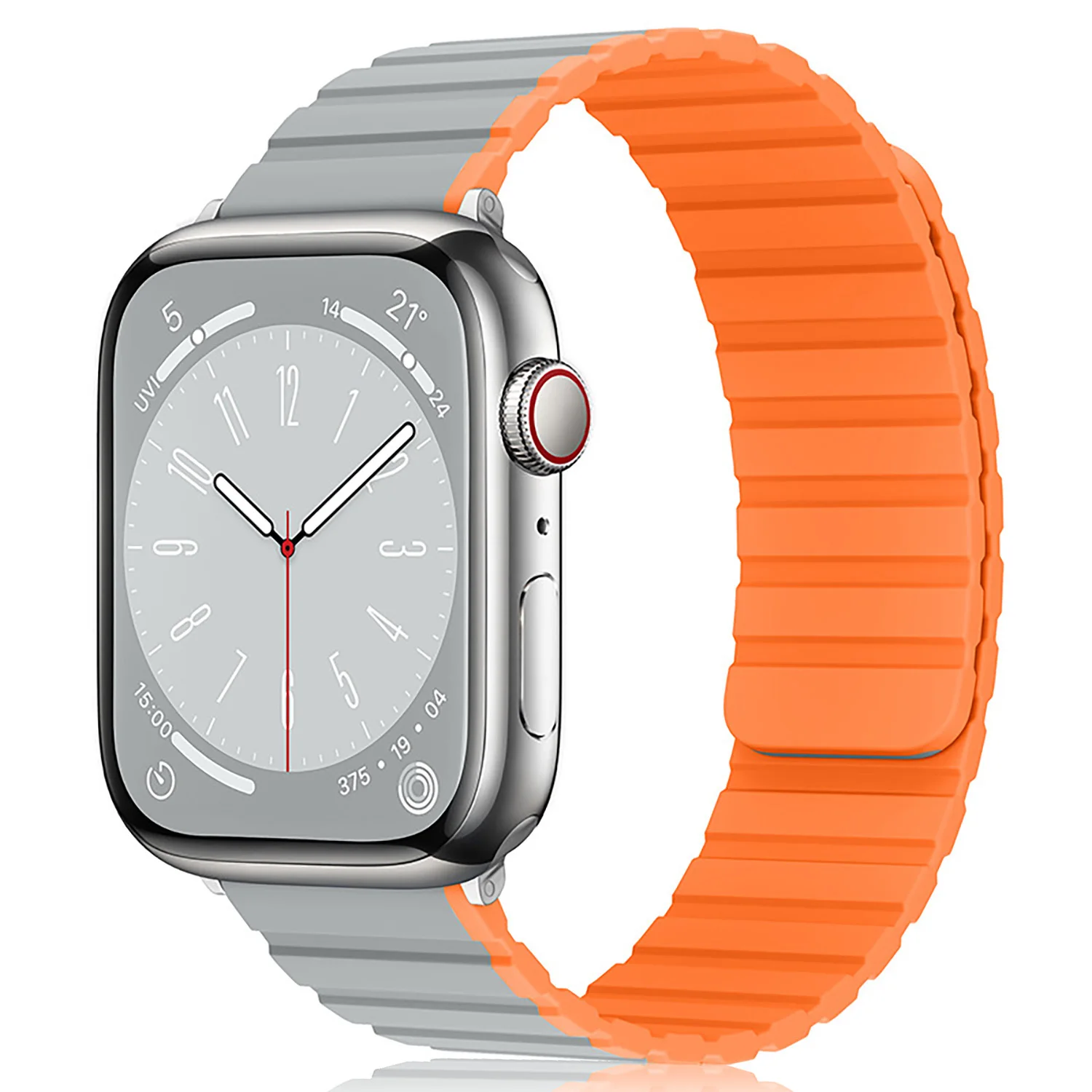 Dual Color Magnetic Silicone Strap For Apple Watch Band Ultra 49mm 45mm 44mm 42mm 40mm Bracelet iWatch Series 8 7 SE 6 5 4 3
Dual Color Magnetic Silicone Strap For Apple Watch Band Ultra 49mm 45mm 44mm 42mm 40mm Bracelet iWatch Series 8 7 SE 6 5 4 3