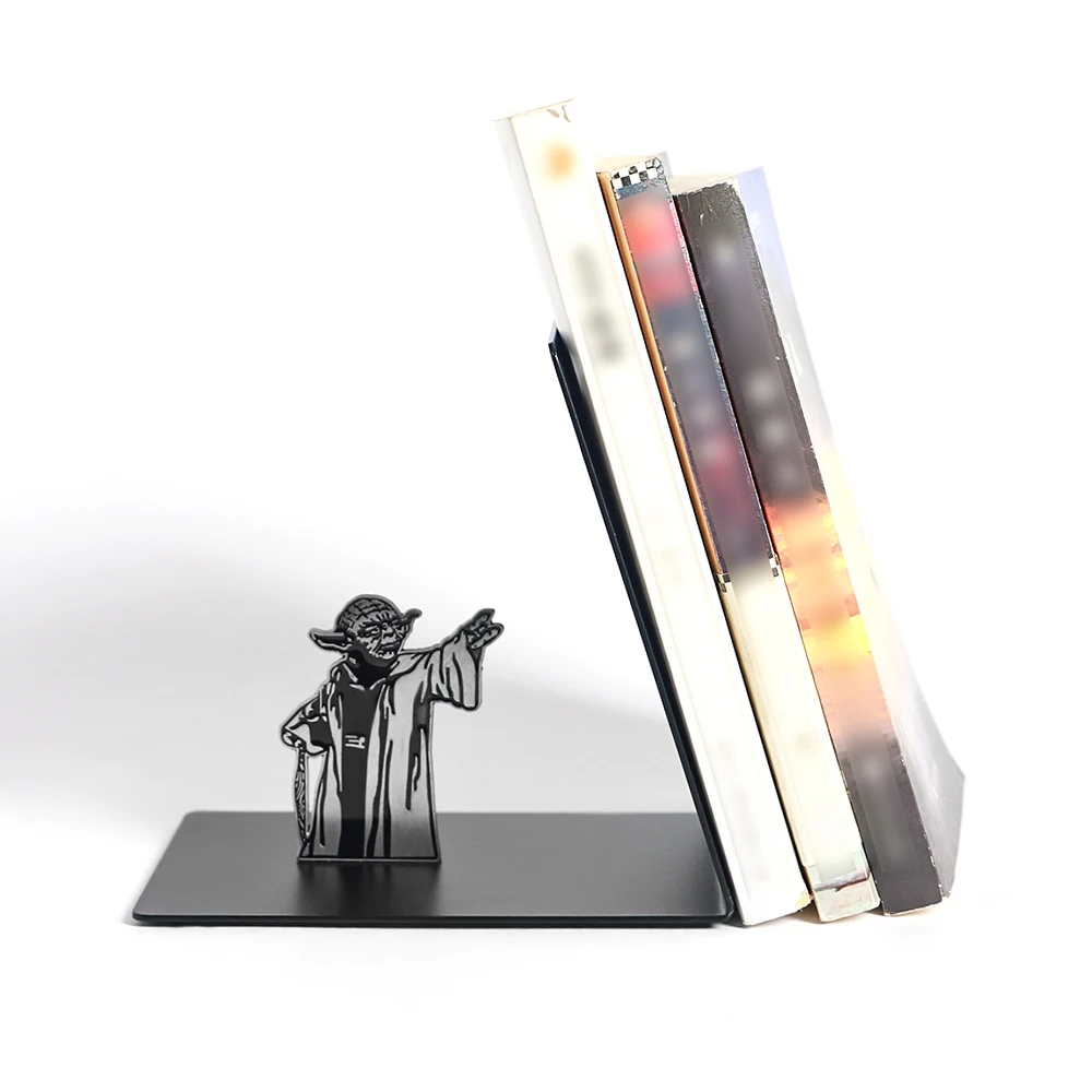 

1PCS Master Yoda Bookend Sturdy Book Support Table Desk Decoration Classic Character Book Holder for Men Women Movie Fans