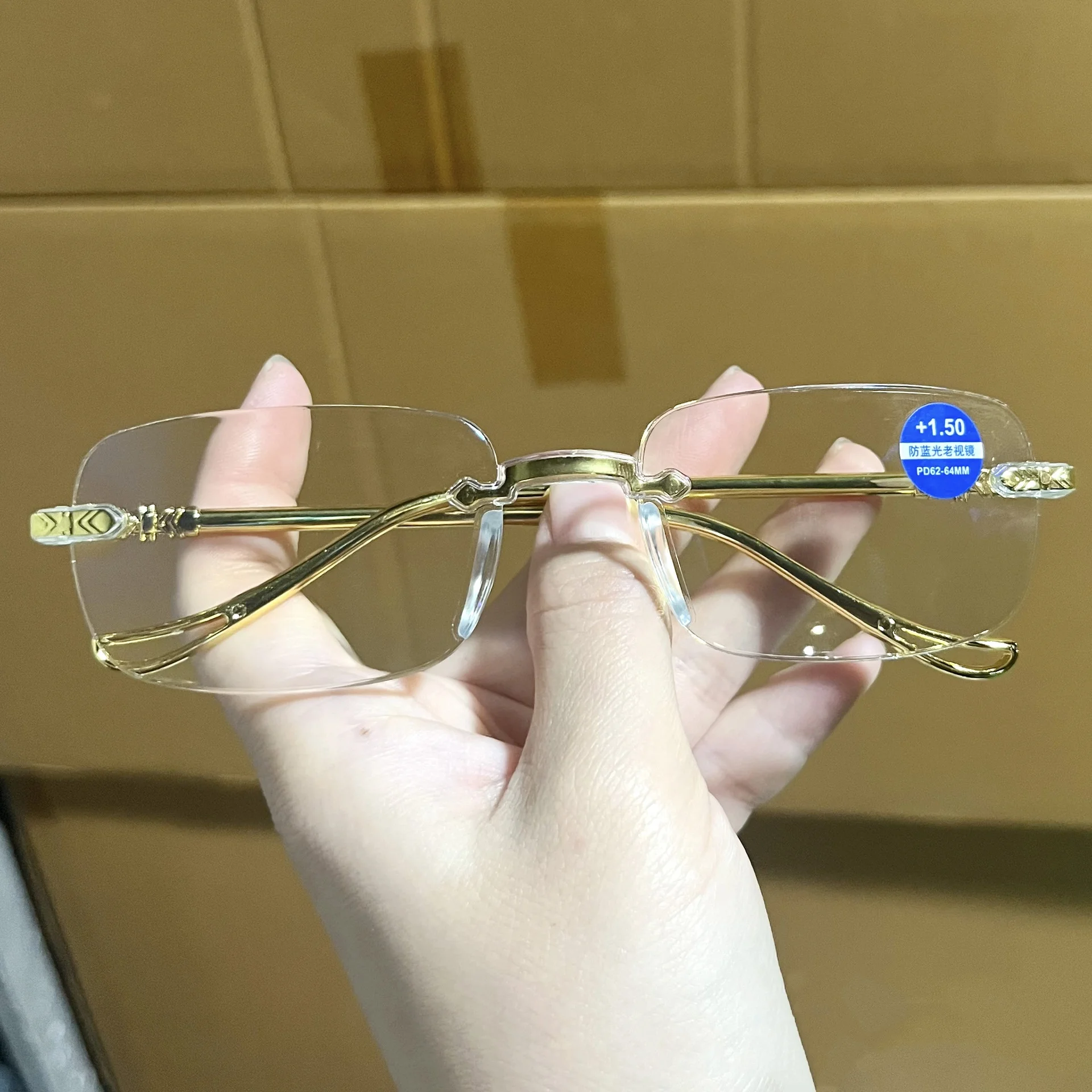 Luxury Diamond Cut Reading Glasses Women Rimless Anti Blue Light Eyeglasses Ladies Plus Prescription Eyewear Diopter 1.0 To +4.0 1 Mallzona S2dc4cd2203154f04bb7f7aeb0991b18e1 Luxury Diamond Cut Reading Glasses Women Rimless Anti Blue Light Eyeglasses Ladies Plus Prescription Eyewear Diopter 1.0 To +4.0 Mallzona