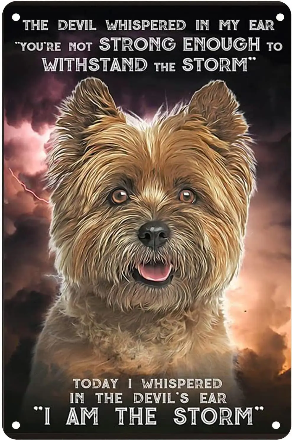 Cairn Terrier Dog Retro Metal Tin Signs Vintage Aluminum Sign Tin Signs Home Decorations 8x12 Inch
Cairn Terrier Dog Retro Metal Tin Signs Vintage Aluminum Sign Tin Signs Home Decorations 8x12 Inch