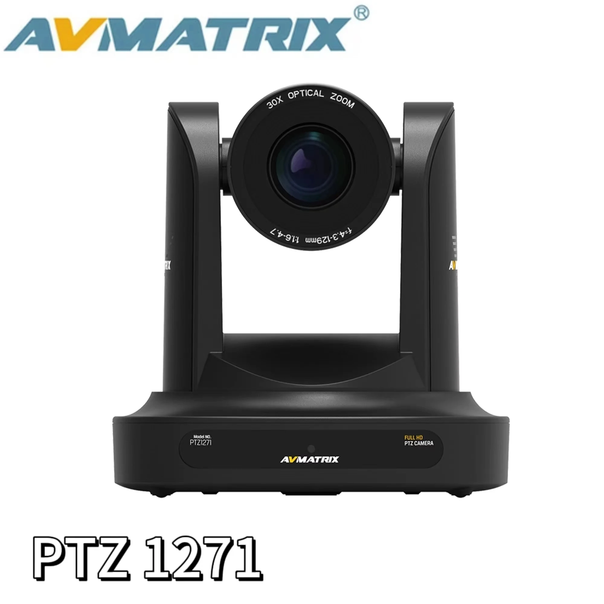 

AVMATRIX PTZ1271 PTZ Camera with SDI HDMI NDI 1080P 60Fps RS232 RS485 OBS vMix IP Livestreaming for Church Broadcast