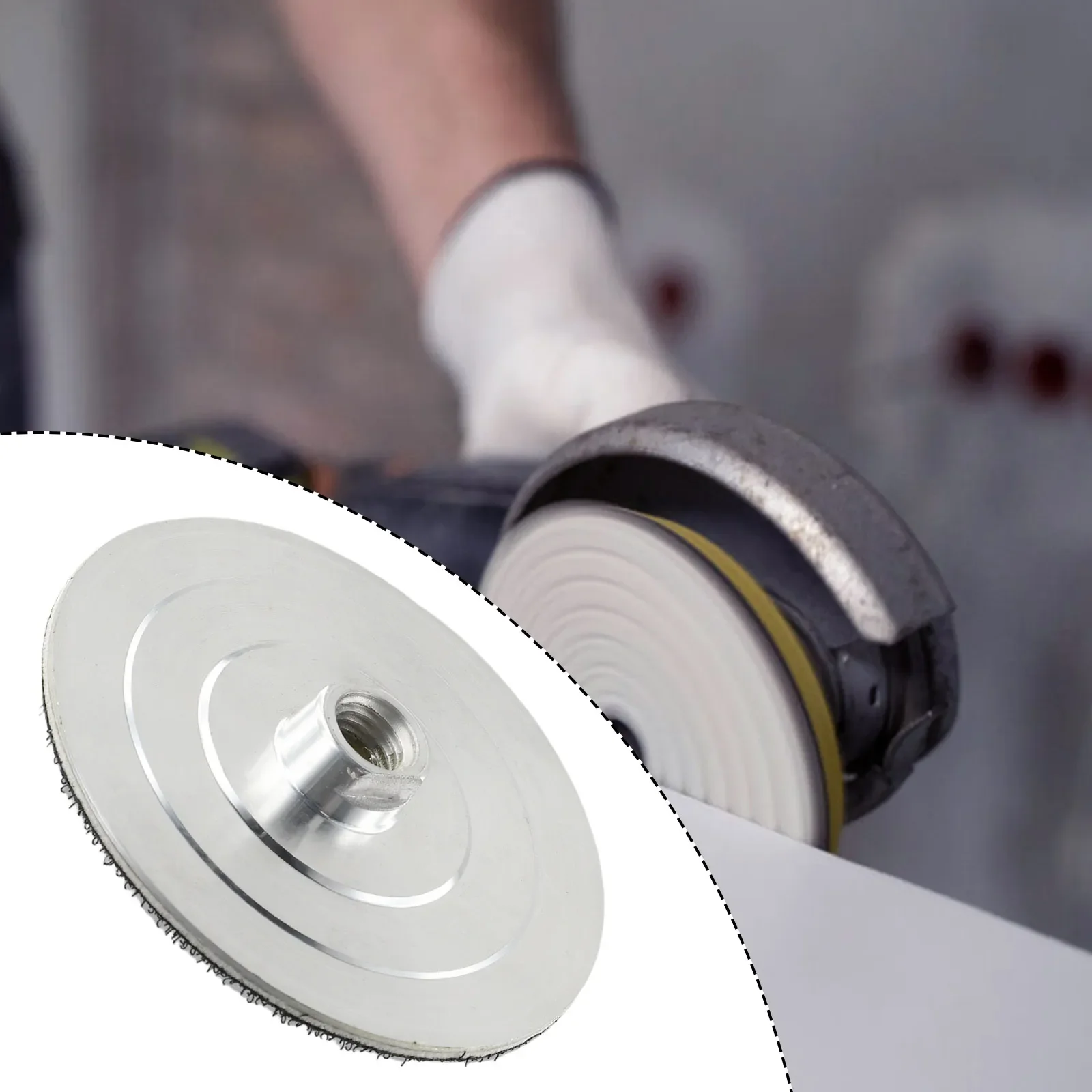 4inch Pads Polishing Pads Holder M14 Replacement 1PC 4inch Aluminum Base For 100mm Sander For Polishing Machine
4inch Pads Polishing Pads Holder M14 Replacement 1PC 4inch Aluminum Base For 100mm Sander For Polishing Machine