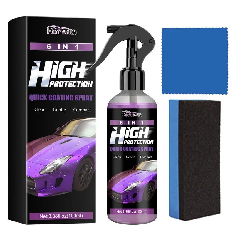 100ml Ceramic Coating 6 In 1 Professional Ceramic Nano Coating Liquid Hydrophobic Layer Polishing Paint Polymer Oleophobic agent
100ml Ceramic Coating 6 In 1 Professional Ceramic Nano Coating Liquid Hydrophobic Layer Polishing Paint Polymer Oleophobic agent