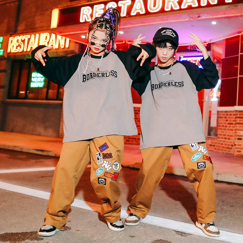 New Kids Cool Hip Hop Clothing Long Sleeves T Shirt Casual Pants Girls Jazz Dance Costume Boys Street Dancewear 6 8 10 12 14 16Y
New Kids Cool Hip Hop Clothing Long Sleeves T Shirt Casual Pants Girls Jazz Dance Costume Boys Street Dancewear 6 8 10 12 14 16Y