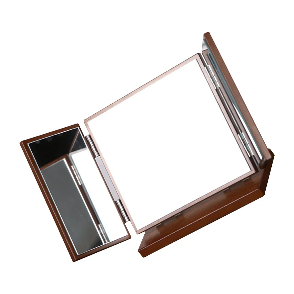 Collapsible Vanity Mirror Travel Indoor Desktop Makeup Vertical Folding Three-sided Glass Girl
Collapsible Vanity Mirror Travel Indoor Desktop Makeup Vertical Folding Three-sided Glass Girl