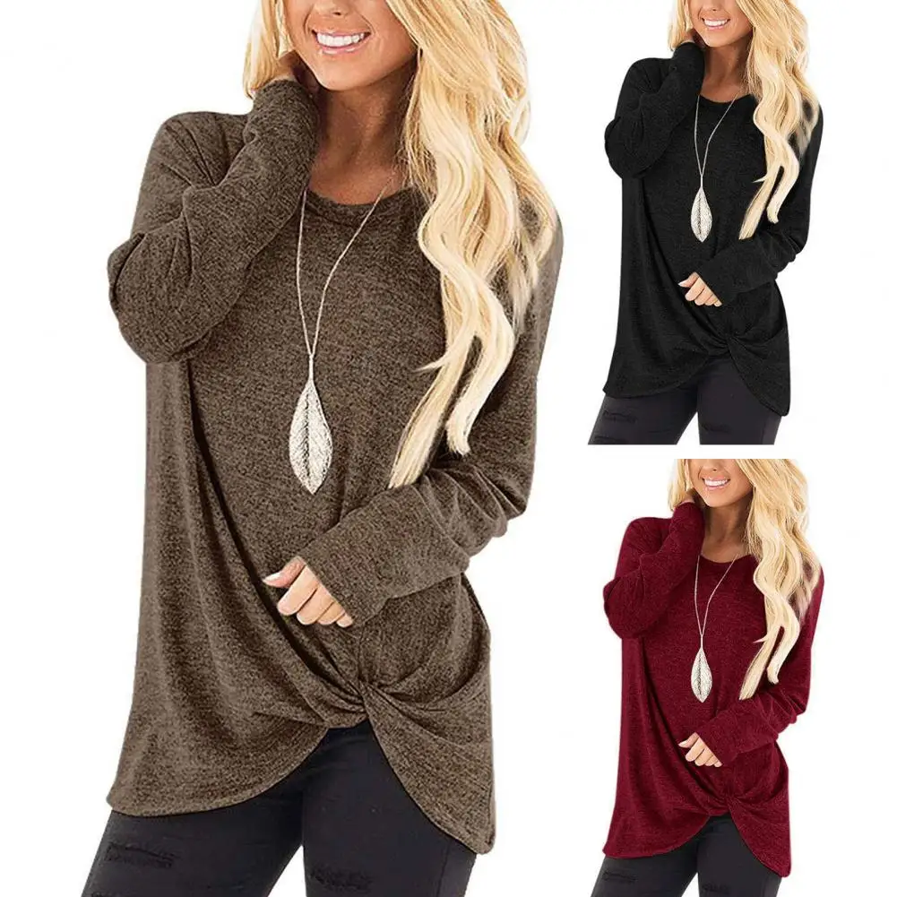 Женская Повседневная футболка с круглым вырезом и длинным рукавом, пуловер с завязками на подоле, топы, однотонная свободная футболка
Женская Повседневная футболка с круглым вырезом и длинным рукавом, пуловер с завязками на подоле, топы, однотонная свободная футболка