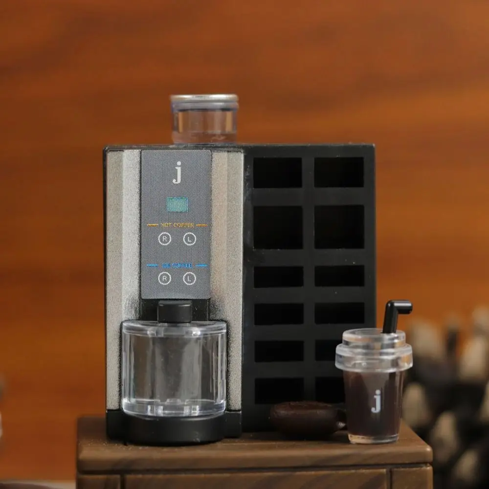 Кукольная кофемашина в масштабе 1/12, пластиковая ролевая игра, миниатюрная кофеварка, куклы, аксессуары для игрового домика 
Кукольная кофемашина в масштабе 1/12, пластиковая ролевая игра, миниатюрная кофеварка, куклы, аксессуары для игрового домика