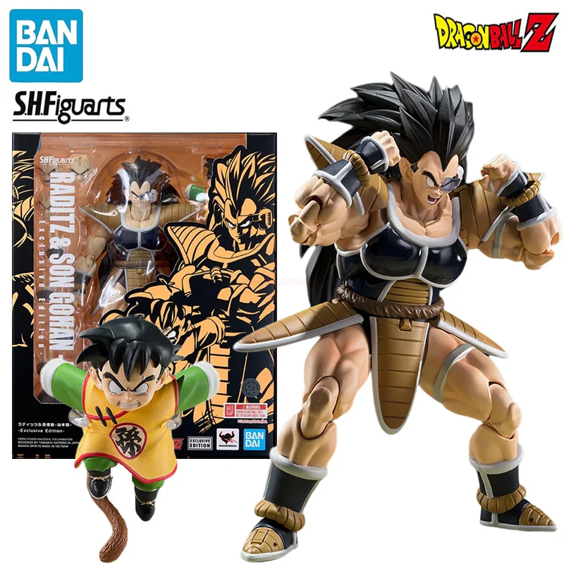 Bandai S.h. Фигурarts Dragon Ball Z Raditz & Son Gohan Kid эксклюзивная версия Ver. ПВХ аниме экшн-фигурки модели игрушки в подарок
Bandai S.h. Фигурarts Dragon Ball Z Raditz & Son Gohan Kid эксклюзивная версия Ver. ПВХ аниме экшн-фигурки модели игрушки в подарок